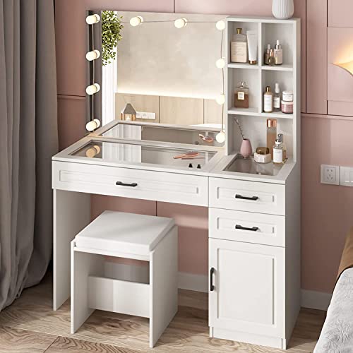 Shop The Best Clear Glass Top Vanity Tables A Guide To Finding Your