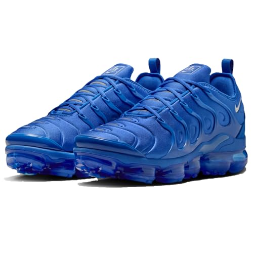 Nike Air VaporMax Plus Men's Shoes (HJ9148-480, Game Royal/Metallic Silver/White) Size 124