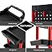 Rolling Utility Detailing Tool Cart, 3 Tier Car Wash Trolley With Side Hanging Plate & Hooks, Mobile Cart for Mechanics & Detailers During Repairs and Waxing
