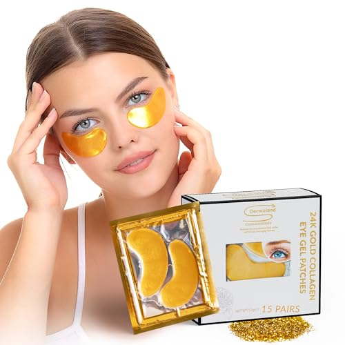 Caewous Under Eye Patches for Puffy Eyes and Dark Circles – 60 PCS Aloe Vera Under Eye Mask with Pure Natural Extracts to Combat Puffiness, Fine Lines, Wrinkles, and Bags