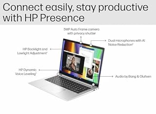 HP EliteBook 840 G10 Business Laptop (14" FHD+ Touchscreen, Intel 10-Core i5-1335U (Beat i7-1255U), 32GB DDR5 RAM, 1TB SSD) Backlit, Fingerprint, 5MP IR Webcam, Wolf Security, Win 11 Pro w/ Copilot