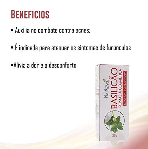 Pomada Basilicão Extra Forte Multinature 25g