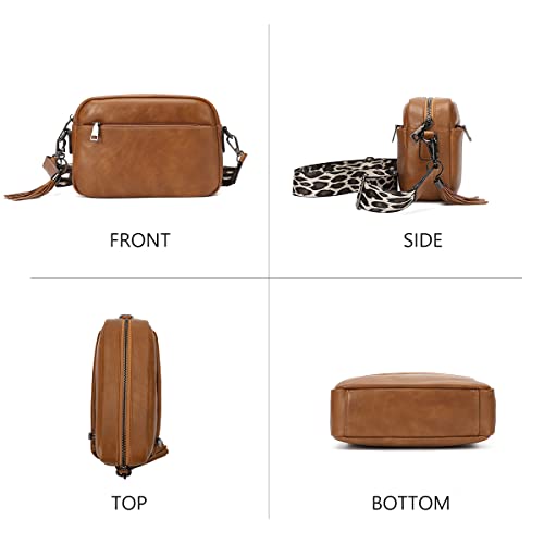 KL928 Small Crossbody Bag for Women, Soft FAUX Leather Cell Phone Purse，Adjustable Strap Shoulder Handbags Wallet Purse4