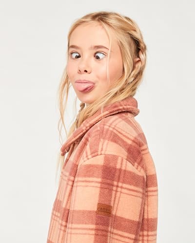 Roxy Girls' Ocean Quiet Flannel Jacket3