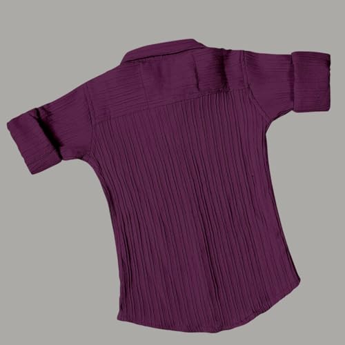 Image of Kids Cotton Blend Half Sleeve Shirt Lightweight Soft Fabric Casual Look Daily Use Summer Style Comfortable Kids Clothing Set