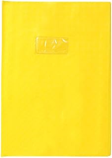 Clairefontaine - Ref 72227C - Calligraphe PVC Exercise Book Protector Cover - A4 (210 x 297mm) in Size, Label Holder for Easy Identification, Diamond Effect - White Colour