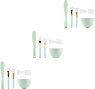 FOMIYES 15 Peças 1 Tigela De Maquiagem Espátula De Maquiagem Tigela De Cosméticos Máscara Tigela De Mistura Máscara Colher DIY Tigela De Creme Colher Tigela De Maquiagem Tigelas De