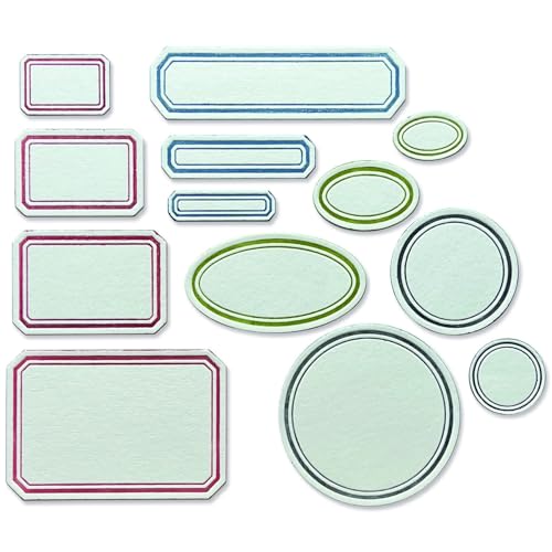 Sizzix Thinlits matrices de découpe étiquettes vintage pour réussir vos albums photos