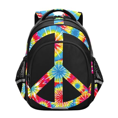 Sac à dos d'école paix et amour léger pour ordinateur 16,9" ado