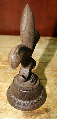 MIABE-Large-Cast-Iron-Supplies-for-Fleur-DE-LIS-Finial-Garden-Statue-for-Home-Decor-Rustic-Ranch-Saints MIABE Large Cast Iron Supplies for Fleur DE LIS Finial Garden Statue for Home Decor Rustic Ranch Saints