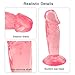 5.71 Inch Realistic Dick with Strong Suction Cup Silicone Thrusting Toys Woman Hands-Free Toy for Women 5t32g