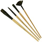 Hyatt's Princeton Artist Brush, Catalyst Polytip Brush Set for Acrylic and Oil Paint, 6403 5 Piece Set