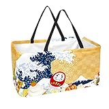 Cesta De La Compra Reutilizable Japón Un Bolsas De Supermercado Plegables Portátiles Para Picnic Cesta De Lavandería Bolsa De Compras