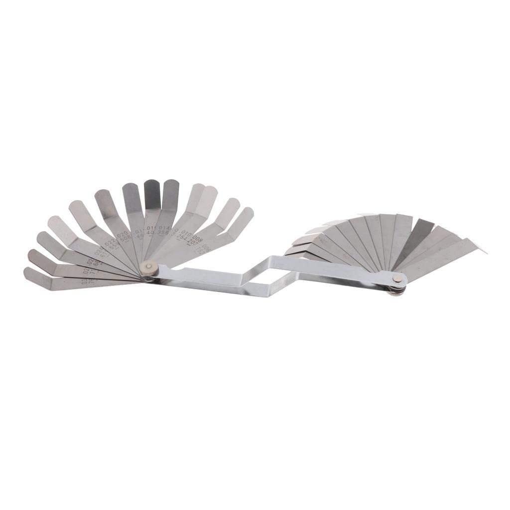 5 set di 26 lame offset piegate spessimetro metrico in pollici con doppia marcatura