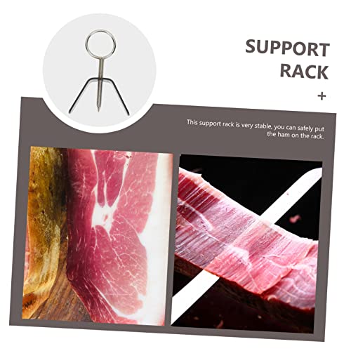 Zerodeko 2 Sets Ham Stand Household Tools Stand Up Chicken Roaster Ham Holder Serrano Restaurant Ham Holder Ham Rack Folding Bracket Ham Accessories Spanish Ham Fixing Holder Original #TOP2