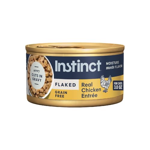 Instinct Flaked Entre Wet Canned Cat Food - Chicken 3 Ounce (Pack of 24)