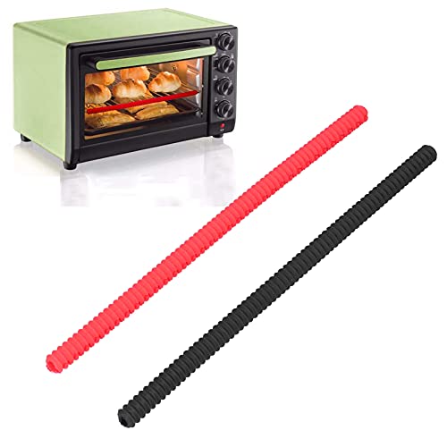 4PCS Oven Rack Cover Silicone Heat Resistant Oven Rack Shields Threaded Anti Hot Bars for Home Kitchen Thermostats - Image 3