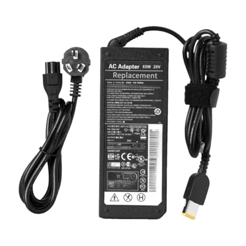 Adaptateur secteur 20V 3.25A 65W embout rectangulaire broche centrale alimentation PC