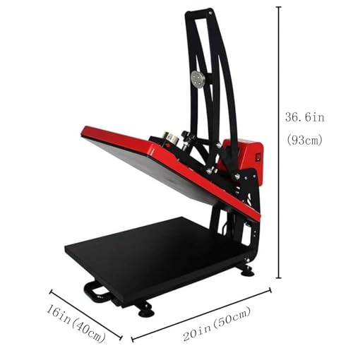 Prensa térmica automática 16 x 20 pulg. para camiseta miniatura 3