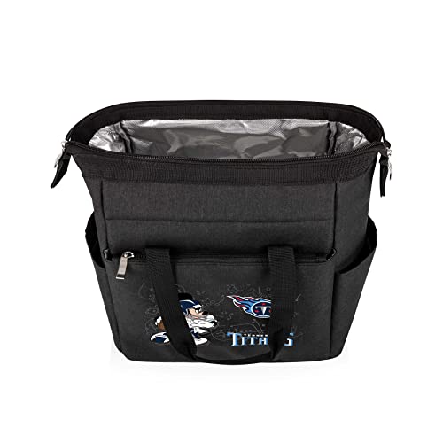 Image of PICNIC TIME NFL Mickey Mouse On The Go Lunch Bag - Soft Cooler Lunch Box - Insulated Lunch Bag, (Black)