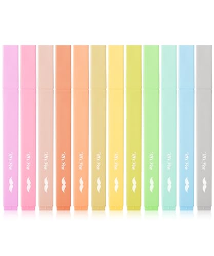 Mr. Pen- Aesthetic Bible Highlighters No Bleed Through Assorted Color