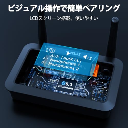 1Mii Bluetooth 5.3 トランスミッター レシーバー B03Pro+ の商品画像 6