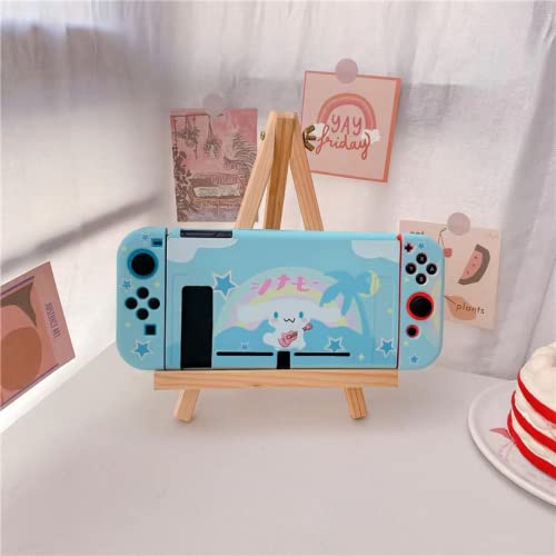 ENFILY Cute Case Compatible with Nintendo Switch, Dockable Case Cover, Ergonomic Soft TPU Grip Case