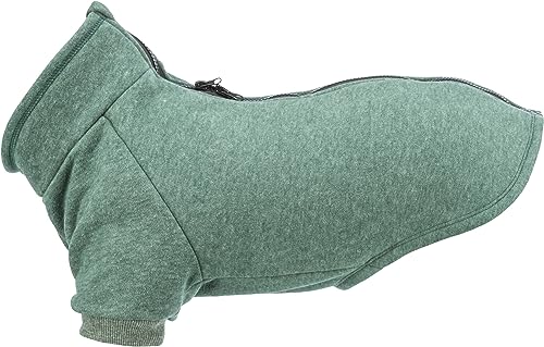 TRIXIE Amsterdam Sweatshirt Urban Style, S, 33 cm, Grün