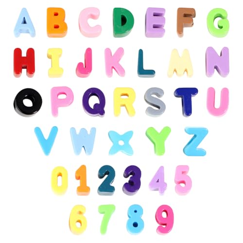 36 Stück 22 mm große Kunststoff-Buchstaben-Zahlen-Perlen, große Acryl-Alphabet-Perlen, farbige Zahlenförmige Perlen, Alphabet-Anhänger, bunte Perlen-Buchstaben für Bastelarbeiten 36 Stück 22 mm große Kunststoff-Buchstaben-Zahlen-Perlen, große Acryl-Alphabet-Perlen, farbige Zahlenförmige Perlen, Alphabet-Anhänger, bunte Perlen-Buchstaben für Bastelarbeiten