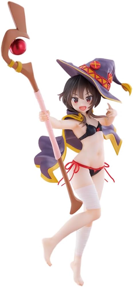 LUNK an Explosion on This Wonderful World Action Figure Swimsuit Anime Aqua Figure Statue Cute Girl Figurine Collectible Anime Gift