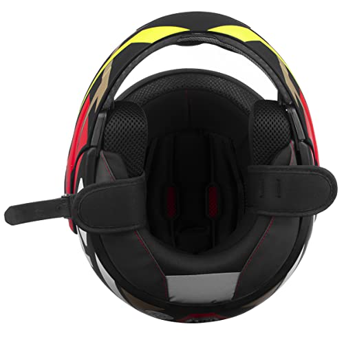 CAPACETE ESCAMOTEÁVEL PRO TORK V-PRO JET FACTOR FOSCO VERMELHO TAM. 60