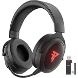 Tempest Cascos Gaming Monarch GHS Pro 20, Wireless, PC/PS5/PS4/Switch, Luz RGB, Sonido Envolvente, Cascos Inalámbricos con Micrófono
