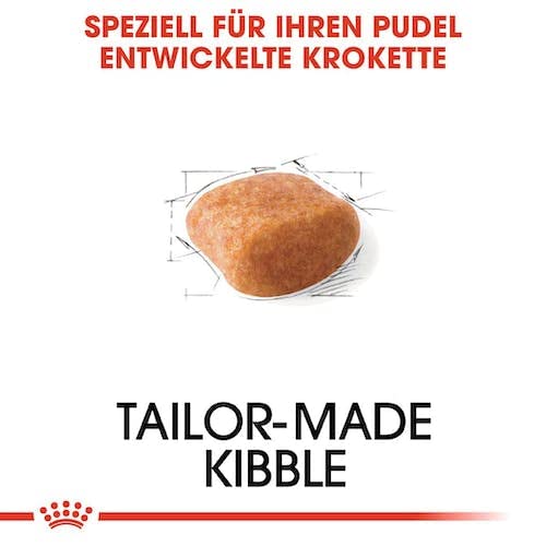 ROYAL CANIN Poodle Adult | Doppelpack | 2 x 500 g | Trockenfutter für ausgewachsene Poodle | Zur Unterstützung des Fells und des Muskeltonus | Für Hunde ab dem 10. Lebensmonat
