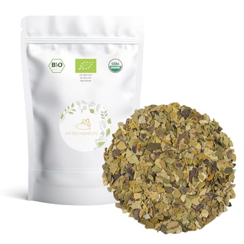 Infusión Guayusa Pura a Granel 100 Gramos - My Tea Moments - Cultivo Sostenible - Propiedades: Antioxidante, Energizante, Mejora anímica, Relajante - Consumo Caliente o Frío.