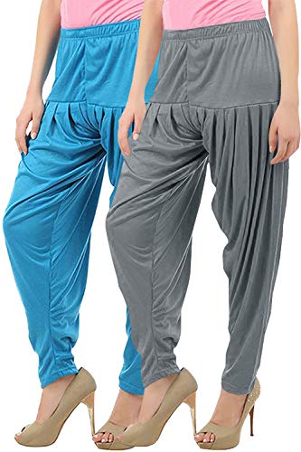 Image of Buy That Trendz Patiala Salwar for Women Relaxed Fit Viscose Patiyala Salwar Harem Bottom Pants