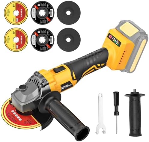Brushless Angle Grinder for Dewalt 20V Max Battery, 4-1/2 Inch Co...