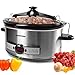 Produktbild Syntrox Germany 6,5 l Slow Cooker | Schmortopf | Schongarer | Multikocher Stosax, Keramikinnentopf, Warmhaltefunktion, mit Timer, küchenzubehör, Multifunktionaler Küchenhelfer