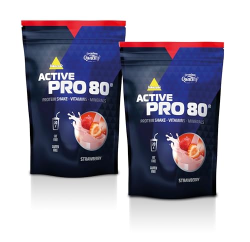 Inko Active Pro 80 Beutel 2er Pack (2x500g) Erdbeere (D)