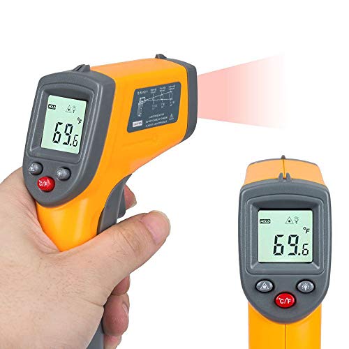 Senweit Termómetro Infrarojo Digital Láser sin Contacto Termómetro Pistola de temperature Medición LCD Pantalla para Hogar Cocina -50 to 360 °C Cover