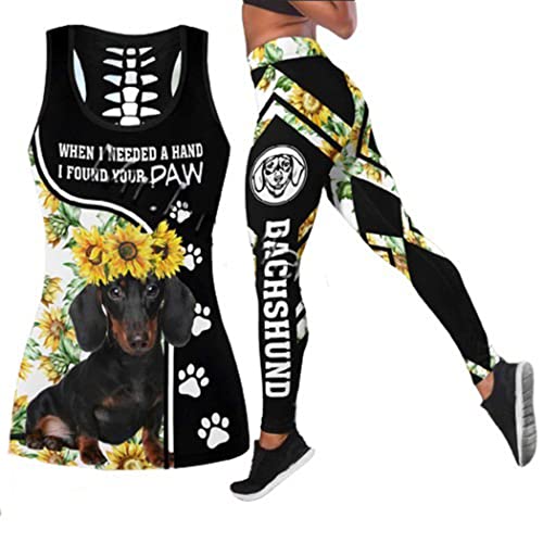 Gilet et legging teckel 3D anti-transpiration pour éliminer l'inconfort durant le sport
