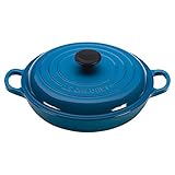 Le Creuset Signature Enameled Cast-Iron 1-1/2-Quart Round Braiser, Marseille