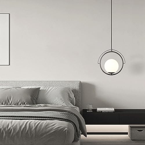 Lustre en métal de style simple avec lampe suspendue à tête unique E14 - 6
