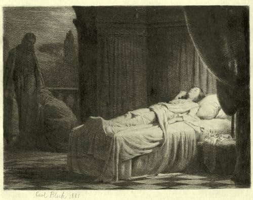 Lienzo de la resurrección de la hija de Jairo por Carl Bloch cuadro decorativo 60x90cm