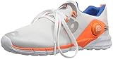 Reebok Boy's Pump Fusion 2.0-K, White/Opal/Tin Grey/Electric Peach/Blue Sport, 5 M US Big Kid