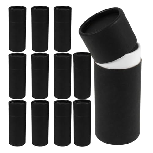 Cajas cilíndricas elegantes de 50ml para aceites esenciales GOOHOCHY con acabado minimalista premium