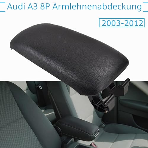 Heart Horse Auto Armlehnen, A udi Armrest Box Center Console, Leather Armlehne Mittelkonsole Abdeckung Aufbewahrungsbox Deckel Für A3 8P 2003-2012