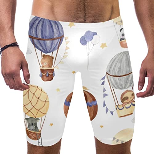 Maillot de bain pour homme avec montgolfière idéal pour la course de plage