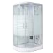 Produktbild Home Deluxe - Dampfdusche 120x80 Links - Komplettdusche White Pearl mit Regendusche | Duschtempel, Fertigdusche, Dusche, Duschkabine Komplett