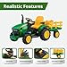Peg Perego John Deere Ground Force Tractor with Trailer 12 Volt Ride on