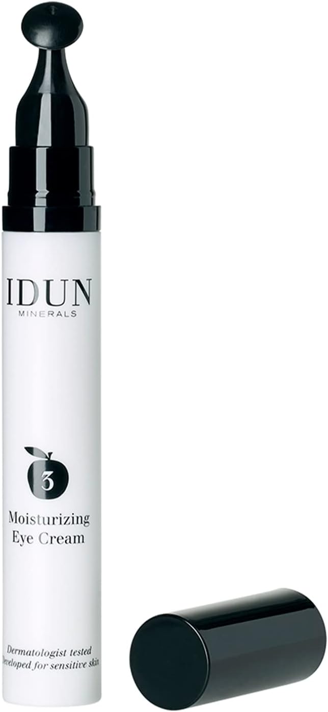 IDUN Minerals Moisturizing Eye Cream - Protects and Restores Sensitive Areas with Natural Humectants - with Folic Acid and Vitamin E - Vegan and Dermatologist Tested - For All Skin Types - 0.50 oz